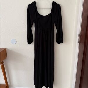 Old Navy Black Cocktail Maxi Dress